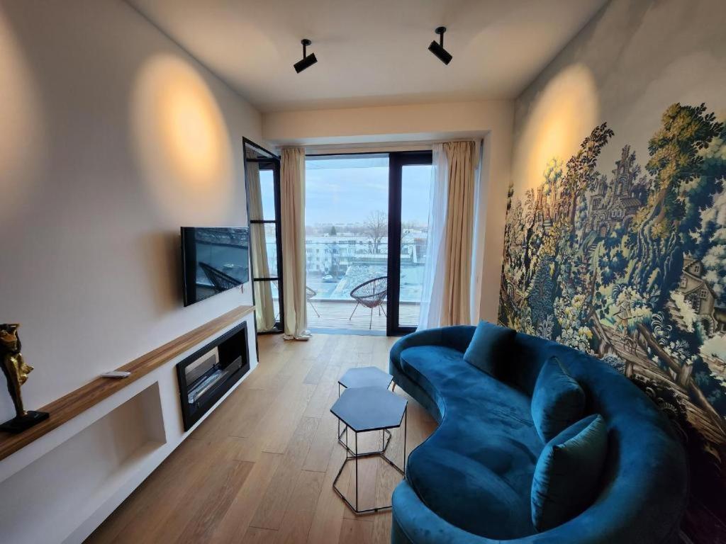 Appartamento Unique One In Floreasca With Terrassa Area Bucarest